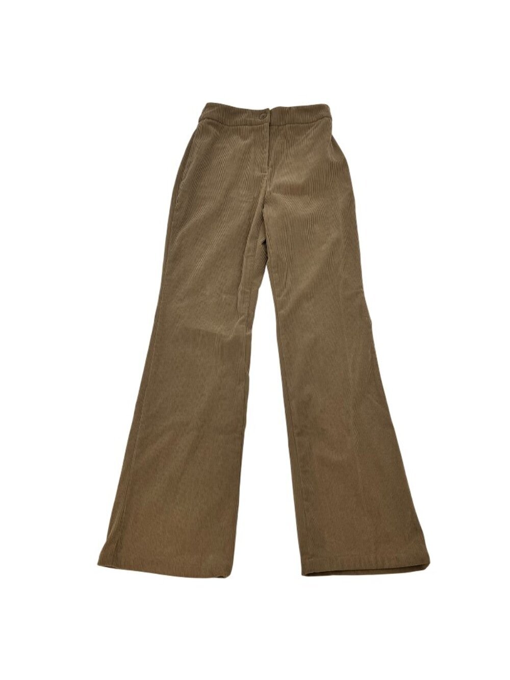 Sincerely Jules Womens Corduroy Pants Straight Leg Brown Size Small